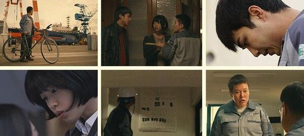 가족을 둘러싼 50대 가장 ‘윤화’의 애환과 씁쓸함을 담아내 힐링을 선사하는 영화 울산의 별 이 제27회 부산국제영화제 올해의 배우상(김금순)과 한국영화감독조합 메가박스상을 수상하며 작품성을 인정받으며 주목받고 있는 가운데, 영화 속 명연기를 선보이며 과몰입을 불러 일으키는 배우 최우빈, 장민영, 도정환, 임정민이 눈길을 끌고 있다 ( 사진= 휴앤유아츠)