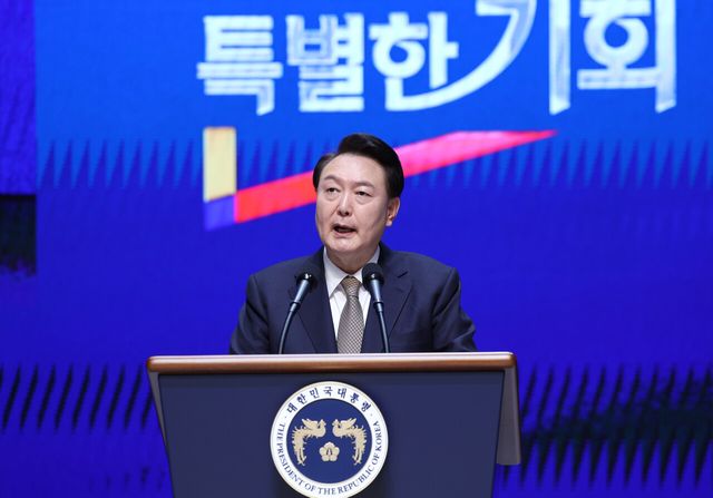 전북특별자치도 출범 축사하는 윤석열 대통령 (사진=연합뉴스)