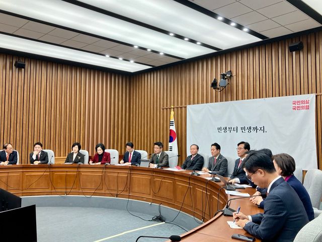 국민의힘 원내대책회의 (사진=양혜나 기자)