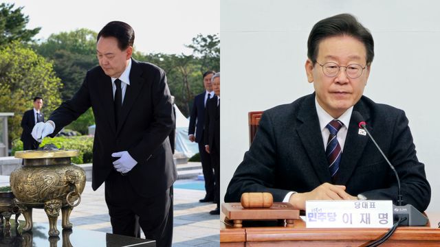 윤석열 대통령(사진=연합뉴스)·이재명 대표(사진=서울미디어뉴스)