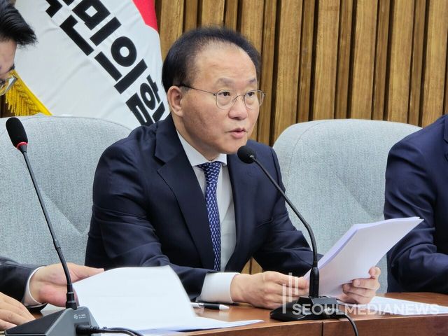 국민의힘 윤재옥 원내대표 겸 당 대표 권한대행