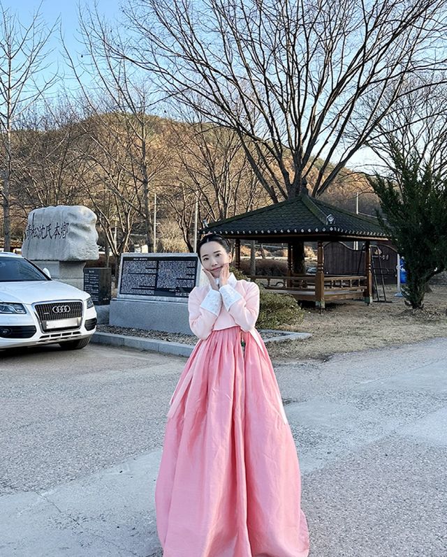 배우 김노진이 '세자가 사라졌다' 촬영 현장 비하인드 사진을 공개했다 ⓒ핑크스푼