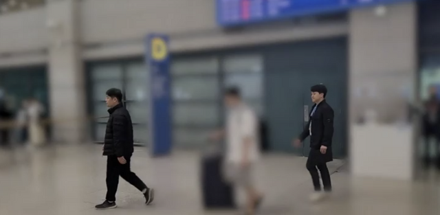 인천공항서 체포된 불법사이트 운영자 ⓒ경기북부경찰청