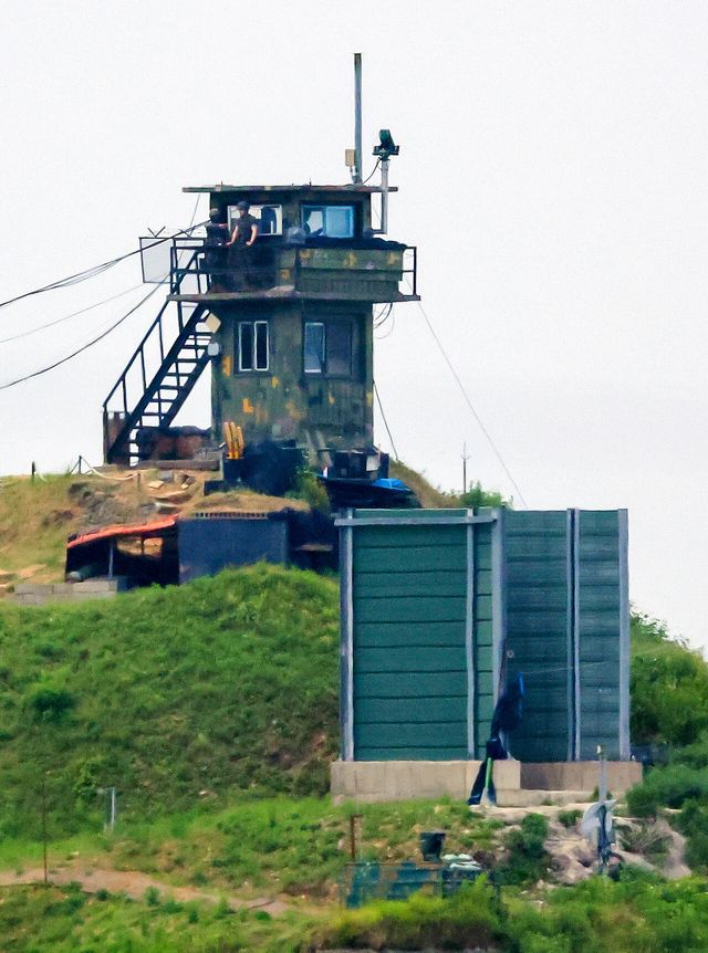 군사분계선내 설치된 확성기 ⓒ 연합뉴스
