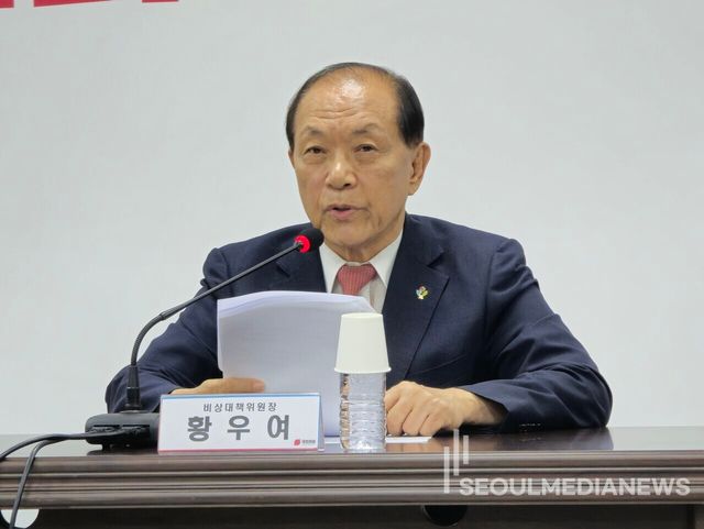&nbsp;국민의힘 황우여 비상대책위원장