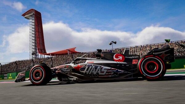 2023 F1 미국 GP 전용 컬러 머신을 선보인 하스. 사진=하스 F1