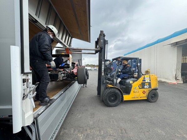 일본 나고야에서 선적 중인 F4 GEN1. 사진=FMC