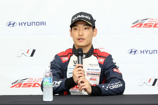 2024 현대 N 페스티벌 아이오닉 5N eN1컵 제8전 3위 박준의. 사진=전현철 기자.