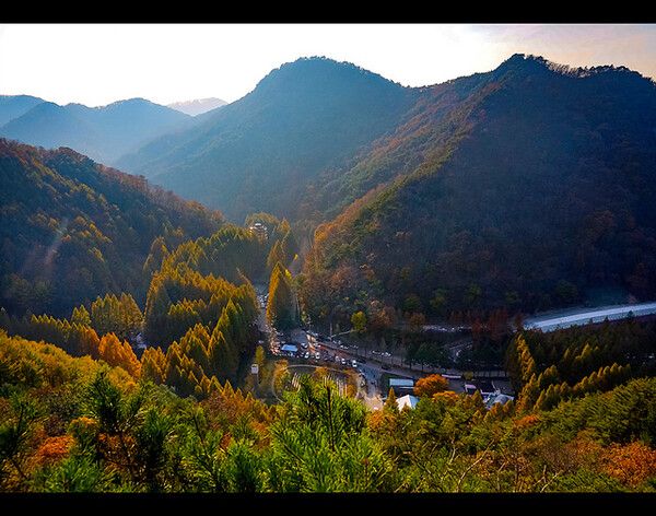 장태산의 가을 풍경. 사진=한국관광공사