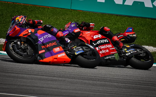 챔피언 타이틀을 다투는 호르헤 마틴과 프란체스코 바냐이아. 사진=motogp.com