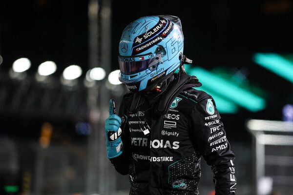 조지 러셀이 2024 F1 제22전 라스베이거스 GP에서 폴 포지션을 차지했다. 사진=메르세데스 F1