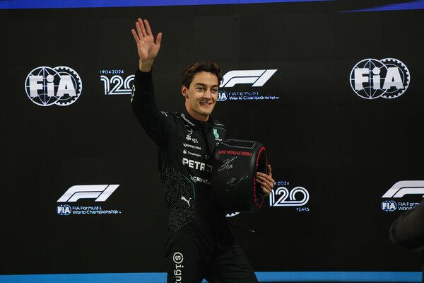 조지 러셀이 2024 F1 제22전 라스베이거스 GP에서 폴 포지션을 차지했다. 사진=메르세데스 F1