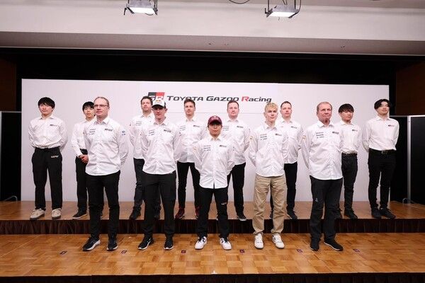 2025 WRC 드라이버 라인업을 발표한 토요타 가주레이싱. 사진=토요타 가주레이싱.