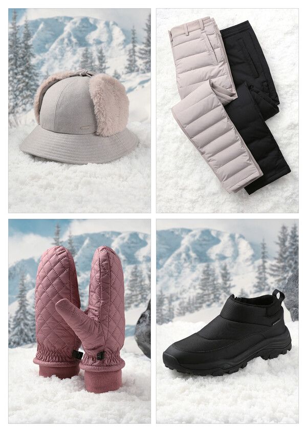 레드페이스가 기능과 디자인을 겸비해 실용성 높은 선물용 방한 아이템을 제안했다. 사진=레드페이스