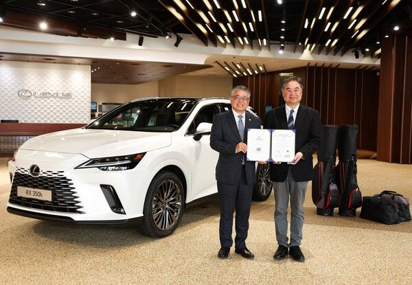 렉서스코리아가 KPGA와 '렉서스 마스터즈' 대회 개최 업무협약을 체결했다. 사진=렉서스코리아