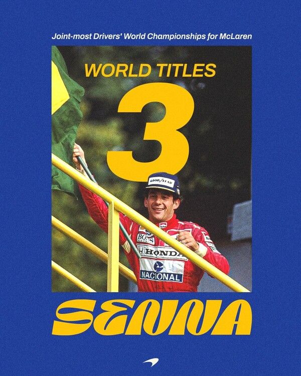 맥라렌 F1에서 아일톤 세나가 달성한 기록. 사진=맥라렌 F1