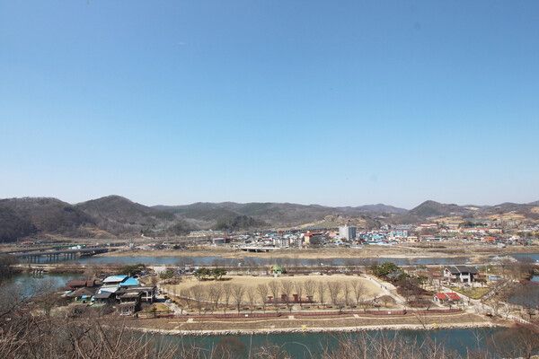 운서정에서 바라본 사선대 국민관광지 전경. 사진=한국관광공사