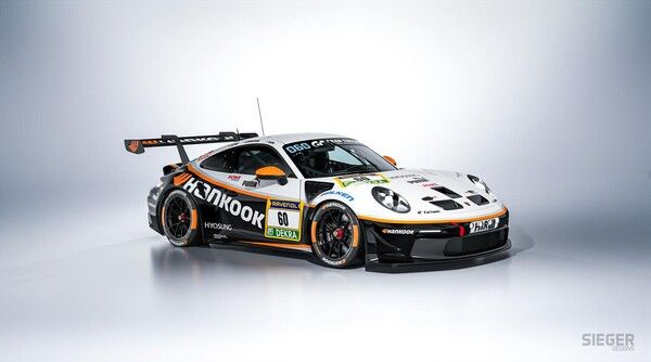 한국 컴페티션이 2024 뉘르부르그링 24시간 레이스에 출전시키는 포르쉐 992 GT3컵 경주차. 사진=한국 컴페티션.