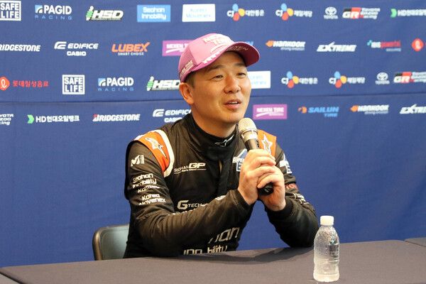 2024 오네 슈퍼레이스 슈퍼6000 클래스 제2전 우승 장현진. 사진=전현철 기자