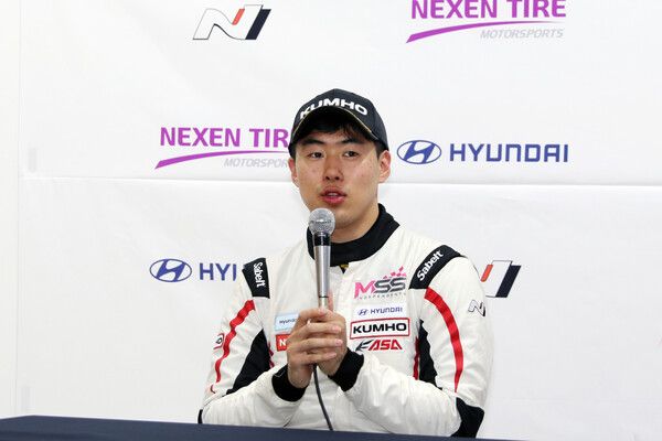 2024 현대 N 페스티벌 아반떼 N1 클래스 2위 강동우. 사진=전현철 기자