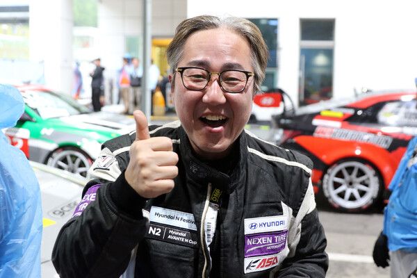 2024 현대 N 페스티벌 아반떼 N2컵 챌린지2 클래스 개막전 우승자 손동욱. 사진=전현철 기자