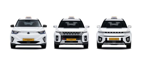 KG 모빌리티(KGM)가 안전성과 편의성을 높인 택시 전용 모델 3종을 출시했다. 사진=KGM