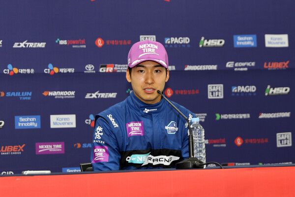 '2024 오네 슈퍼레이스 슈퍼 6000클래스 제3전 2위 이정우. 사진=전현철 기자.