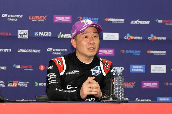 '2024 오네 슈퍼레이스 슈퍼 6000클래스 제3전 우승 장현진. 사진=전현철 기자.