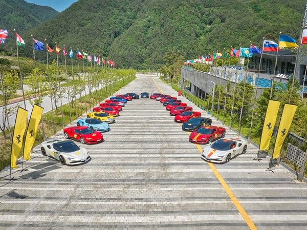 페라리 국내 공식 수입 및 판매사,FMK가 ‘페라리 투어 코리아 2024’를 개최했다. 사진=FMK