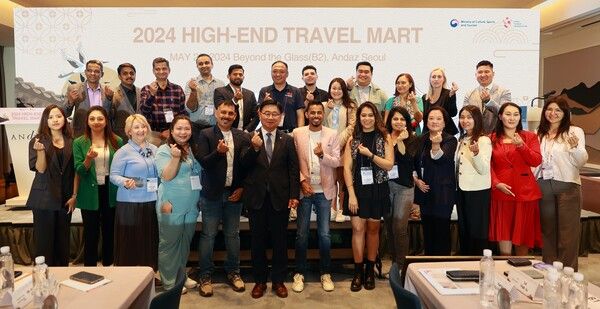 문화체육관광부와 한국관광공사가 서울 안다즈 강남에서 ‘2024 하이엔드 트래블 마트’를 개최했다. 사진=한국관광공사