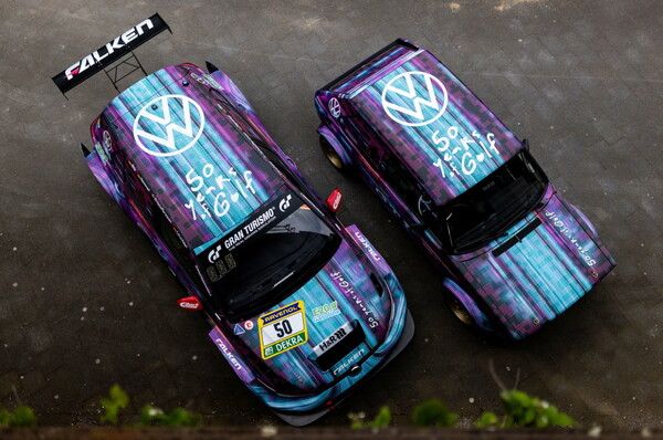 폭스바겐이 골프 탄생 50주년을 기념해 ‘골프 GTI 클럽스포츠’ 레이스 카로 6월 1일 개최되는 ‘ADAC 뉘르부르크링 24시간’에 출전한다. 사진=폭스바겐