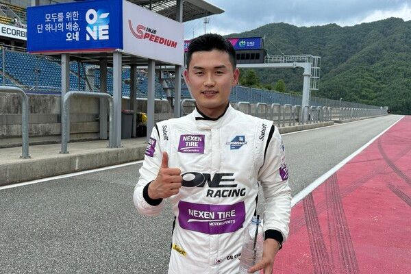 최광빈(원레이싱)이 슈퍼레이스 슈퍼6000 클래스 예선을 완벽하게 지배하며 폴 포지션을 차지했다. 사진=전현철 기자