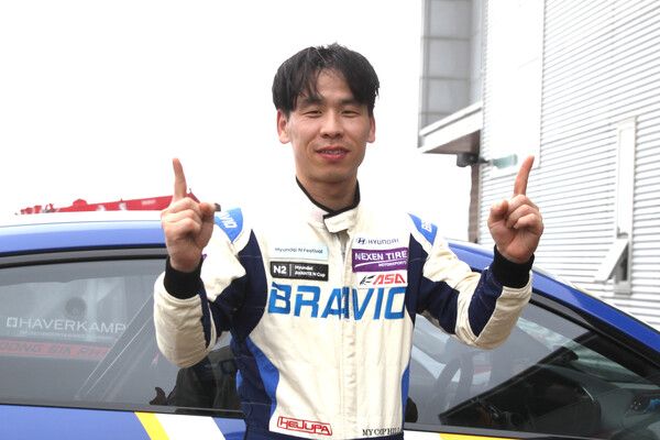 2024 현대 N 페스티벌 아반떼 N2컵 마스터즈 제2전 우승자 정상오. 사진=전현철 기자.