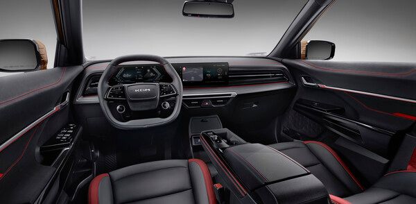 KG 모빌리티(KGM)가‘액티언’의 인테리어의 핵심 요소와 실내 이미지를 24일 공개했다. 사진=KF 모빌리티