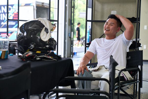 7월 30일 슈퍼레이스 슈퍼6000 클래스 공식테스트에서 가장 좋은 기록을 낸 최광빈. 사진=슈퍼레이스