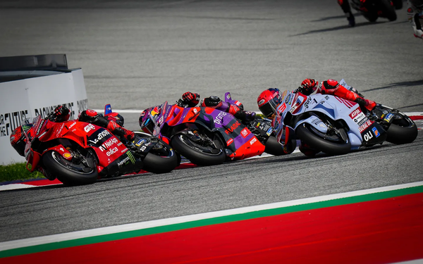 2024 모토GP 제11전 오스트리아 GP 스프린트 레이스의 치열한 순위경쟁. 사진=motogp.com