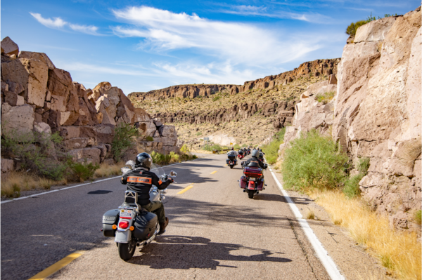 할리데이비슨 코리아가 미국 동부에서 서부까지 4,000km에 달하는 루트66 대륙횡단에 성공했다고 밝혔다. 사진=할리데이비슨 코리아