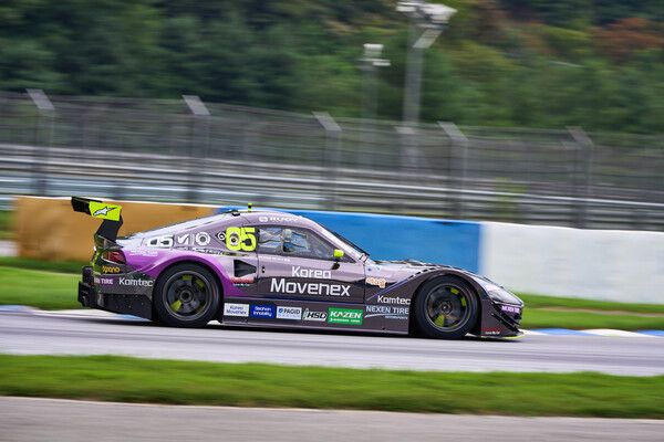 슈퍼레이스 슈퍼6000 클래스 공식테스트에 참가한 서한GP 김중군. 사진=슈퍼레이스