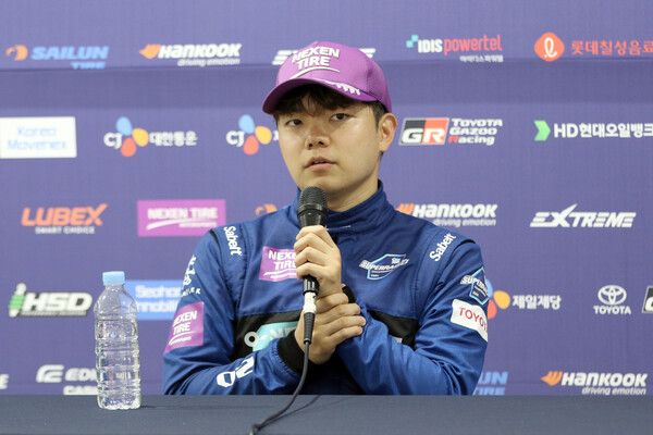 2024 오네 슈퍼레이스 제6전 슈퍼6000 클래스 2위 김동은. 사진=전현철 기자