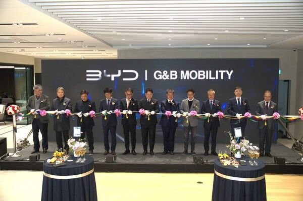 BYD 대구 전시장 오픈 행사. 사진=BYD코리아