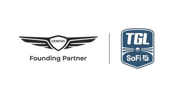 제네시스가 공식 후원하는 신개념 스크린 골프 리그 ‘TGL 프레젠티드 바이 소파이(TGL)’의 로고. 사진=제네시스