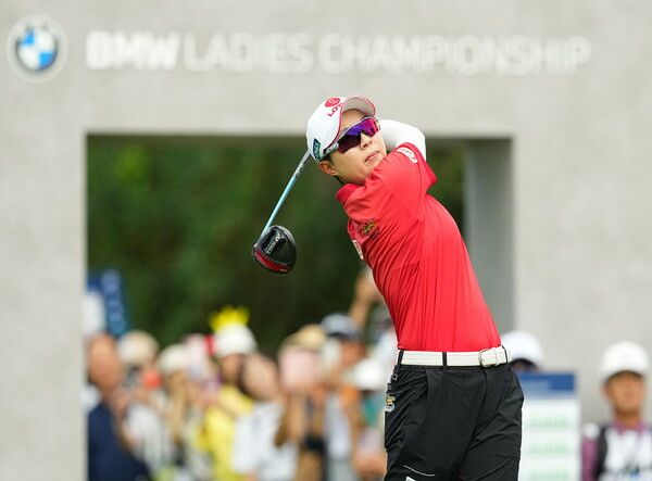 BMW 레이디스 챔피언십 1라운드 김효주 경기 장면
