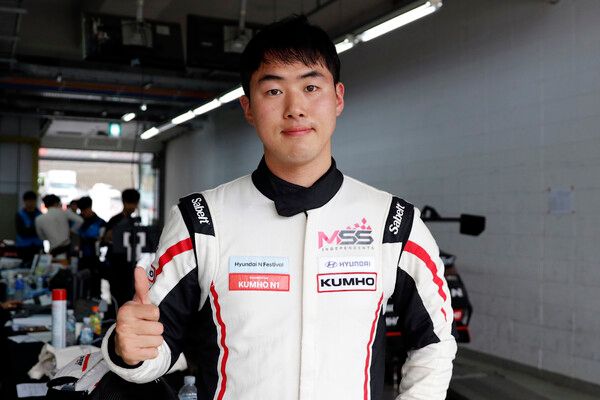 2025 현대 N 페스티벌 Race 4 폴포지션 강동우. 사진=전현철 기자.