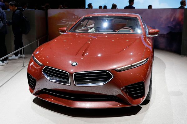 2025 일본 모빌리티쇼에 전시된 BMW 스피드 탑. 사진=전현철 기자.