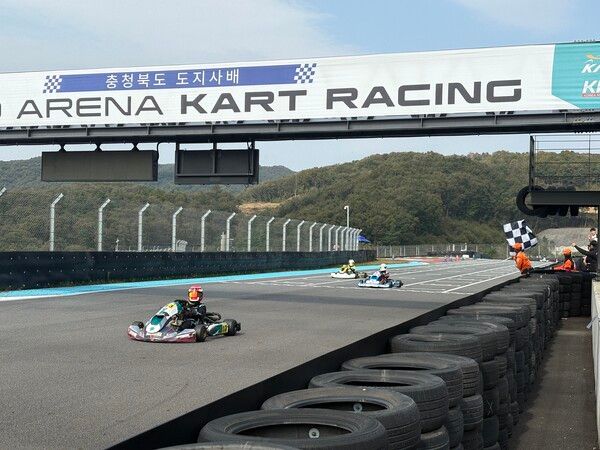 벨포레 모토아레나에서 열린 충북도지사배 '2025 모토아레나 카트 대회 2라운드'