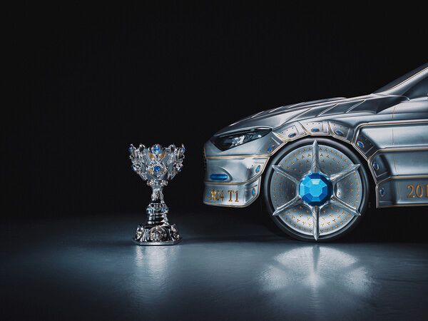 메르세데스-벤츠가 세계 최대 e스포츠 대회인 ‘리그 오브 레전드(LoL) 월드 챔피언십 2025(롤드컵)’ 개막을 맞아 독창적인 아트카를 선보였다. 사진=메르세데스-벤츠