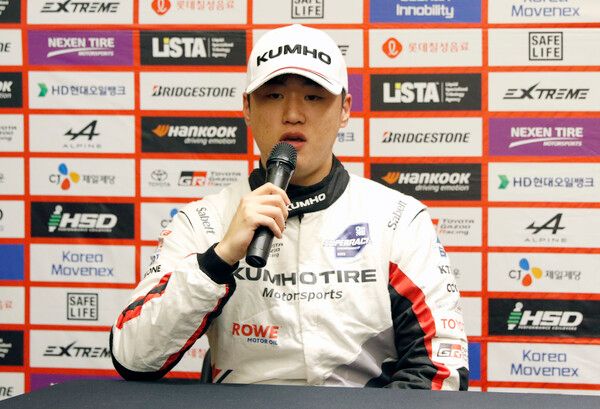 2025 오네 슈퍼레이스 제8전 토요타 가주 레이싱 6000 클래스 2위 이창욱. 사진=전현철 기자.