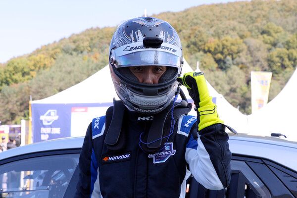 2025 오네 슈퍼레이스 제7전 GTA 클래스 예선에서 폴포지션을 차지한 한재희. 사진=전현철 기자.