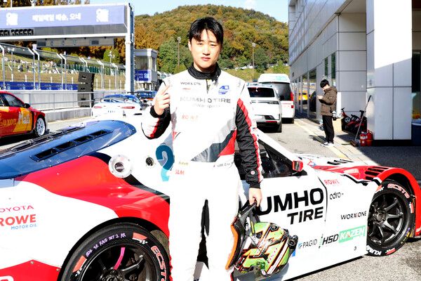 2025 오네 슈퍼레이스 최종전 토요타 가주레이싱 6000클래스 폴포지션 이창욱. 사진=전현철 기자.