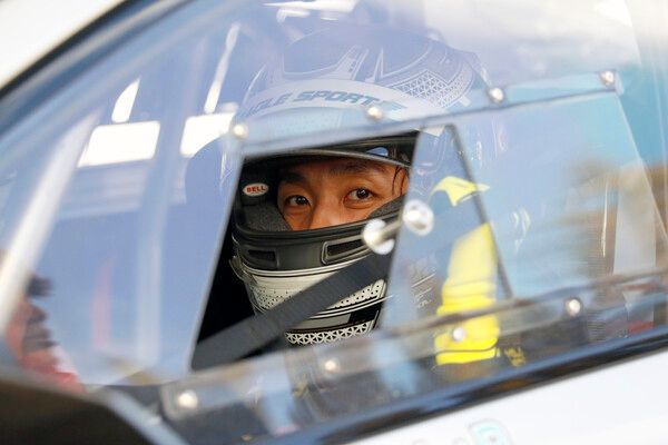 2025 오네 슈퍼레이스 최종전 GTA 클래스 예선 폴포지션 한재희. 사진=전현철 기자.